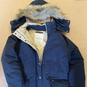Denim & Supply Ralph Lauren Down Parka w/Faux Fur-trimmed Hood - Navy - L (NWT)